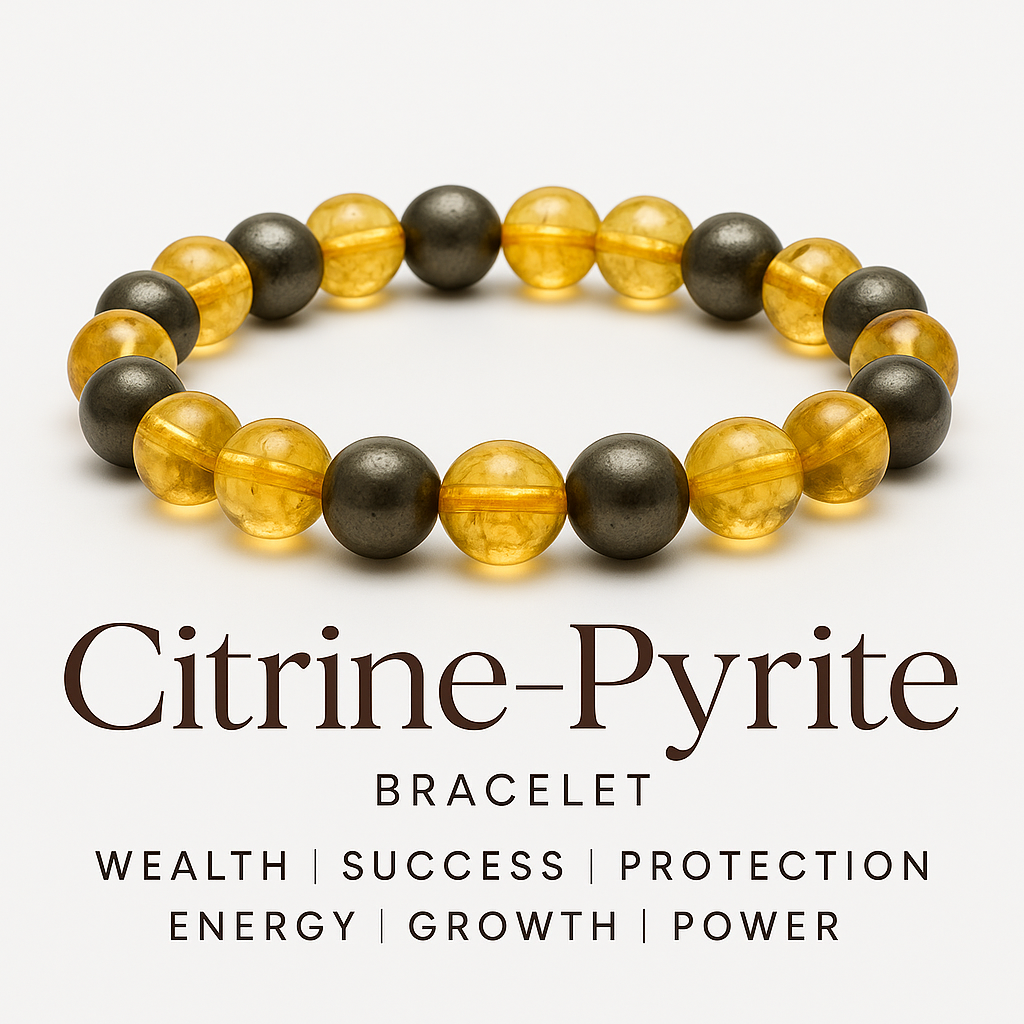 Citrine & Pyrite