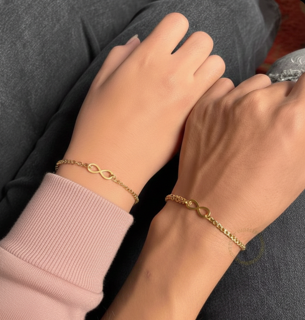 Unisex Infinity couple Bracelet (5 months warranty)