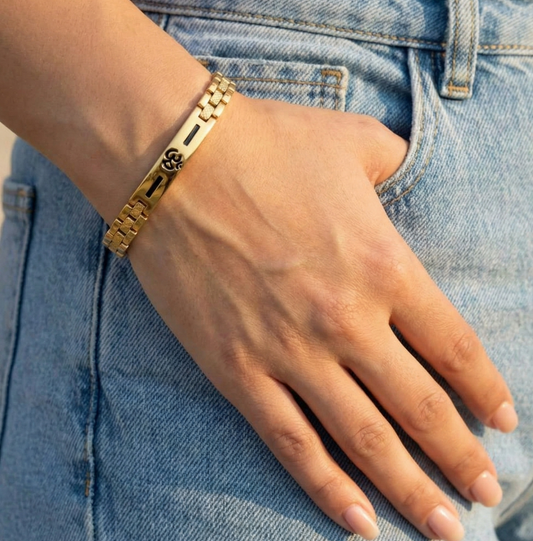 Om Premium Gold Bracelet