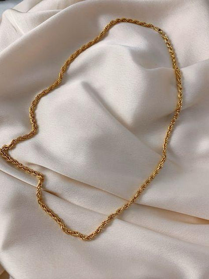 Rope gold chains