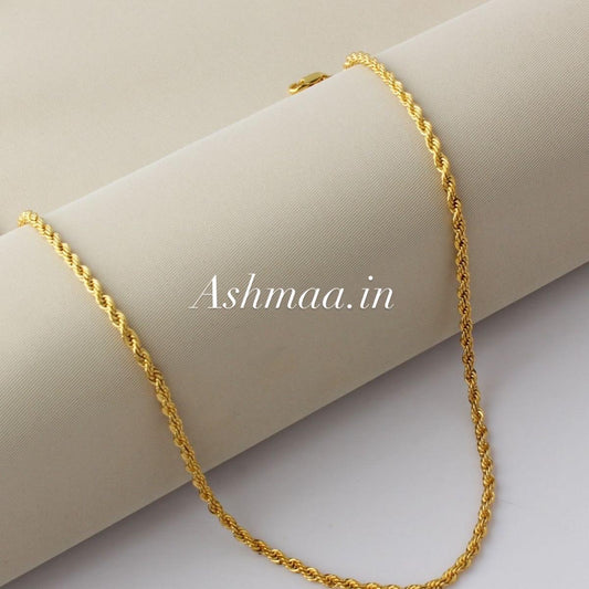 Rope gold chains